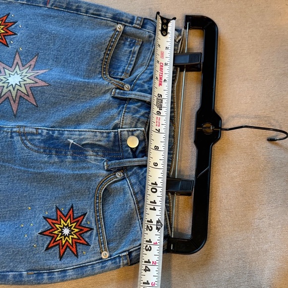 Star Embroidered Straight Leg Jeans - Picture 9 of 11